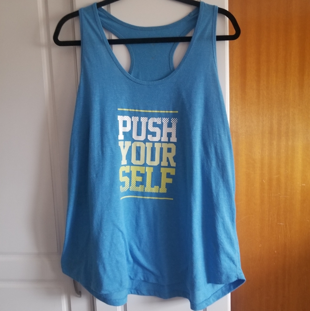 🍁🌺Pure NRG Athletics Push Yourself tank top